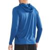 imageNORTHYARD Mens UPF 50 Hoodie Shirts Rash Guard Long Sleeve Sun Protection SPF Fishing Shirt UV for Athletic Running SwimRoyalblue