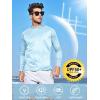 imageNORTHYARD Mens UPF 50 Hoodie Shirts Rash Guard Long Sleeve Sun Protection SPF Fishing Shirt UV for Athletic Running SwimSkyblue