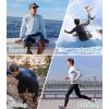 imageNORTHYARD Mens UPF 50 Hoodie Shirts Rash Guard Long Sleeve Sun Protection SPF Fishing Shirt UV for Athletic Running SwimWhite