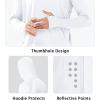 imageNORTHYARD Mens UPF 50 Hoodie Shirts Rash Guard Long Sleeve Sun Protection SPF Fishing Shirt UV for Athletic Running SwimWhite