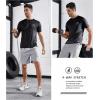 imageNORTHYARD Mens UPF 50 Sun Protection Shirts Swim SPF UV Quick Dry Short Sleeve TShirts for Athletic Fishing Rash GuardBlack