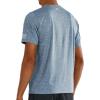 imageNORTHYARD Mens UPF 50 Sun Protection Shirts Swim SPF UV Quick Dry Short Sleeve TShirts for Athletic Fishing Rash GuardBlue Heather