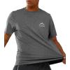 imageNORTHYARD Mens UPF 50 Sun Protection Shirts Swim SPF UV Quick Dry Short Sleeve TShirts for Athletic Fishing Rash GuardCarbon Heather