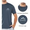 imageNORTHYARD Mens UPF 50 Sun Protection Shirts Swim SPF UV Quick Dry Short Sleeve TShirts for Athletic Fishing Rash GuardCoolgrey