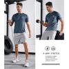 imageNORTHYARD Mens UPF 50 Sun Protection Shirts Swim SPF UV Quick Dry Short Sleeve TShirts for Athletic Fishing Rash GuardCoolgrey