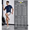 imageNORTHYARD Mens UPF 50 Sun Protection Shirts Swim SPF UV Quick Dry Short Sleeve TShirts for Athletic Fishing Rash GuardNavy