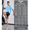 imageNORTHYARD Mens UPF 50 Sun Protection Shirts Swim SPF UV Quick Dry Short Sleeve TShirts for Athletic Fishing Rash GuardSkyblue