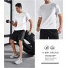 imageNORTHYARD Mens UPF 50 Sun Protection Shirts Swim SPF UV Quick Dry Short Sleeve TShirts for Athletic Fishing Rash GuardWhite