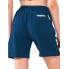 imageNORTHYARD Womens Athletic Hiking Shorts Quick Dry Active Running Lightweight Shorts for Gym Workout with 3 Zipper PocketsA2seablue