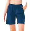 imageNORTHYARD Womens Athletic Hiking Shorts Quick Dry Active Running Lightweight Shorts for Gym Workout with 3 Zipper PocketsA2seablue