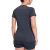 imageNORTHYARD Womens Short Sleeve Athletic Running Workout Shirts Lightweight Quick Dry Rash Guard Tops Shirts Moisture WickingDark Grey