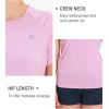 imageNORTHYARD Womens Short Sleeve Athletic Running Workout Shirts Lightweight Quick Dry Rash Guard Tops Shirts Moisture WickingPink