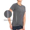 imageNORTHYARD Womens Short Sleeve Athletic Running Workout Shirts Lightweight Quick Dry Rash Guard Tops Shirts Moisture WickingSmoke Heather