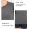imageNORTHYARD Womens Short Sleeve Athletic Running Workout Shirts Lightweight Quick Dry Rash Guard Tops Shirts Moisture WickingSmoke Heather