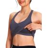 imageNORTHYARD Womens Tank Top with Built in Bra Wirefree Padded for Yoga Running Athletic Gym Workout Athletic CamisoleDeeppurple