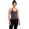 imageNORTHYARD Womens Tank Top with Built in Bra Wirefree Padded for Yoga Running Athletic Gym Workout Athletic CamisoleDeeppurple