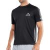imageNORTHYARD Mens UPF 50 Sun Protection Shirts Swim SPF UV Quick Dry Short Sleeve TShirts for Athletic Fishing Rash GuardBlack