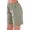 imageNORTHYARD Womens Athletic Hiking Shorts Quick Dry Active Running Lightweight Shorts for Gym Workout with 3 Zipper PocketsA2silver Sage