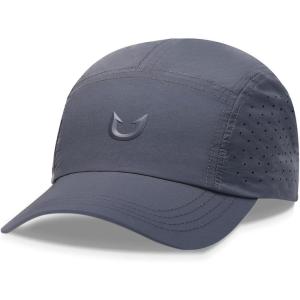 imageNORTHYARD Mens Running Hats UPF40 Quick Dry Breathable Mesh Golf Hats Lightweight Baseball Hats Cooling Tennis CapCoolgrey
