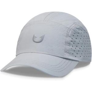 imageNORTHYARD Mens Running Hats UPF40 Quick Dry Breathable Mesh Golf Hats Lightweight Baseball Hats Cooling Tennis CapLightgrey