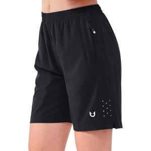 imageNORTHYARD Womens Athletic Hiking Shorts Quick Dry Active Running Lightweight Shorts for Gym Workout with 3 Zipper PocketsA1black