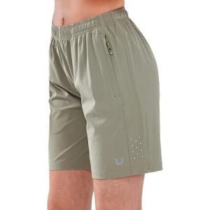 imageNORTHYARD Womens Athletic Hiking Shorts Quick Dry Active Running Lightweight Shorts for Gym Workout with 3 Zipper PocketsA2silver Sage