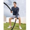 imageNORTHYARD Breathable 20 Mens Athletic LongSleeve TShirtCoolgrey