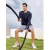 imageNORTHYARD Breathable 20 Mens Athletic LongSleeve TShirtNavy