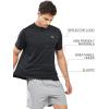 imageNORTHYARD Breathable 20 Mens Athletic Workout TShirtBlack