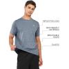 imageNORTHYARD Breathable 20 Mens Athletic Workout TShirtBlueheather
