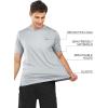 imageNORTHYARD Breathable 20 Mens Athletic Workout TShirtLightgrey