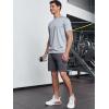 imageNORTHYARD Breathable 20 Mens Athletic Workout TShirtLightgrey