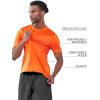 imageNORTHYARD Breathable 20 Mens Athletic Workout TShirtOrange