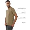 imageNORTHYARD Breathable 20 Mens Athletic Workout TShirtWarmtaupe