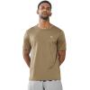imageNORTHYARD Breathable 20 Mens Athletic Workout TShirtWarmtaupe