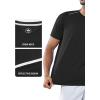 imageNORTHYARD Mens Athletic Running TShirts Workout Lightweight Short Sleeve Performance Shirts Top TeeBlack