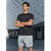 imageNORTHYARD Mens Athletic Running TShirts Workout Lightweight Short Sleeve Performance Shirts Top TeeBlack
