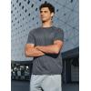 imageNORTHYARD Mens Athletic Running TShirts Workout Lightweight Short Sleeve Performance Shirts Top TeeDarkgrey
