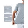 imageNORTHYARD Mens Athletic Running TShirts Workout Lightweight Short Sleeve Performance Shirts Top TeeLightgrey
