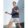 imageNORTHYARD Mens Athletic Running TShirts Workout Lightweight Short Sleeve Performance Shirts Top TeeNavy