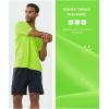 imageNORTHYARD Mens Athletic Running TShirts Workout Lightweight Short Sleeve Performance Shirts Top TeeNeongreen