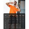 imageNORTHYARD Mens Athletic Running TShirts Workout Lightweight Short Sleeve Performance Shirts Top TeeOrange