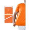 imageNORTHYARD Mens Athletic Running TShirts Workout Lightweight Short Sleeve Performance Shirts Top TeeOrange