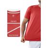 imageNORTHYARD Mens Athletic Running TShirts Workout Lightweight Short Sleeve Performance Shirts Top TeeRed