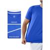 imageNORTHYARD Mens Athletic Running TShirts Workout Lightweight Short Sleeve Performance Shirts Top TeeRoyalblue