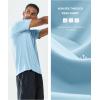imageNORTHYARD Mens Athletic Running TShirts Workout Lightweight Short Sleeve Performance Shirts Top TeeSkyblue