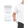 imageNORTHYARD Mens Athletic Running TShirts Workout Lightweight Short Sleeve Performance Shirts Top TeeWhite