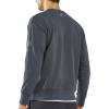 imageNORTHYARD Mens Crewneck Sweatshirt Long Sleeve Cotton Pullover Moisture Wicking Comfortable Casual Sweatshirts for MenDarkgrey