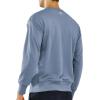 imageNORTHYARD Mens Crewneck Sweatshirt Long Sleeve Cotton Pullover Moisture Wicking Comfortable Casual Sweatshirts for MenGreyblue