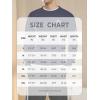imageNORTHYARD Mens Crewneck Sweatshirt Long Sleeve Cotton Pullover Moisture Wicking Comfortable Casual Sweatshirts for MenNavy